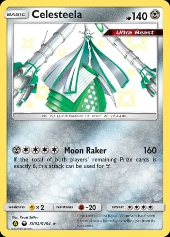 Celesteela Pokémon card #SV32