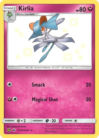 Kirlia Pokémon card #SV35