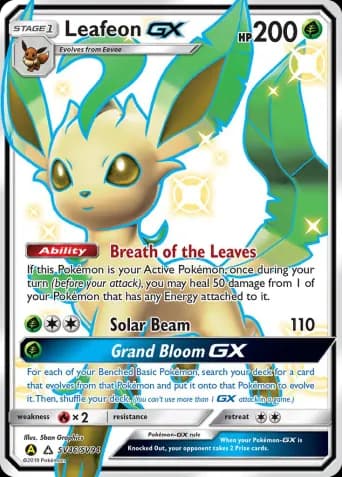 Leafeon-GX Pokémon card #SV46