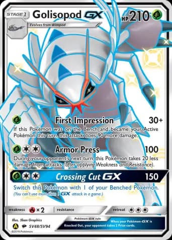 Golisopod-GX Pokémon card #SV48