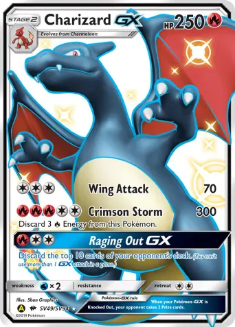 Charizard-GX Pokémon card #SV49
