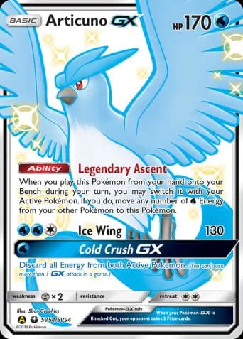 Articuno-GX Pokémon card #SV54
