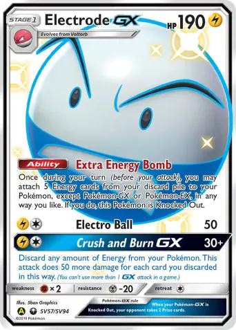 Electrode-GX Pokémon card #SV57