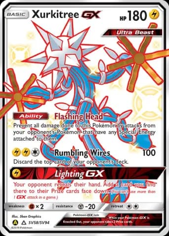 Xurkitree-GX Pokémon card #SV58