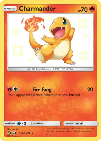 Charmander Pokémon card #SV6