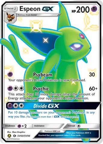 Espeon-GX Pokémon card #SV60