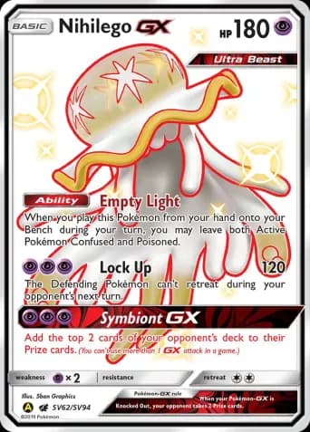 Nihilego-GX Pokémon card #SV62