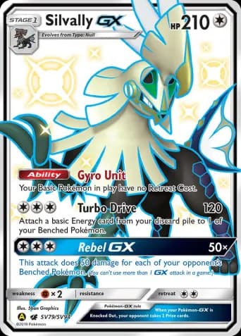 Silvally-GX Pokémon card #SV79