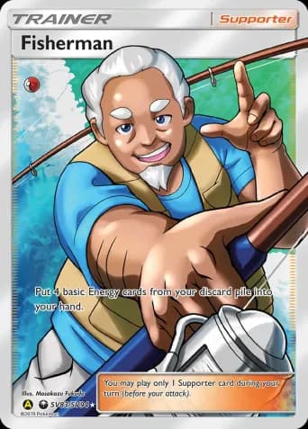 Fisherman Pokémon card #SV83