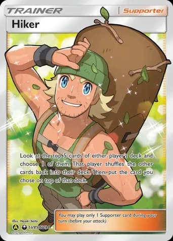 Hiker Pokémon card #SV85