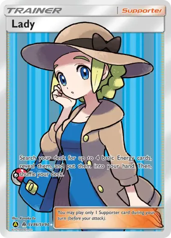Lady Pokémon card #SV86