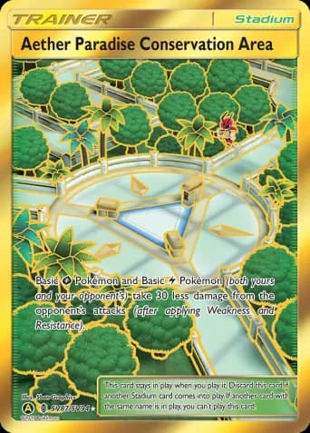 Aether Paradise Conservation Area Pokémon card #SV87