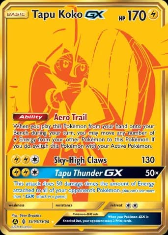 Tapu Koko-GX Pokémon card #SV93