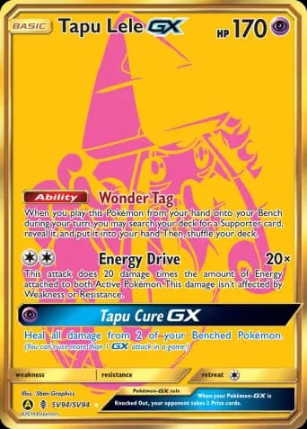Tapu Lele-GX Pokémon card #SV94