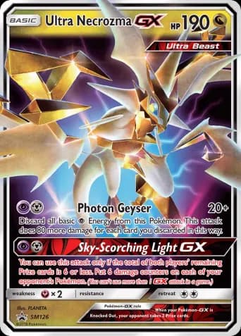 Ultra Necrozma GX Pokémon card #SM126