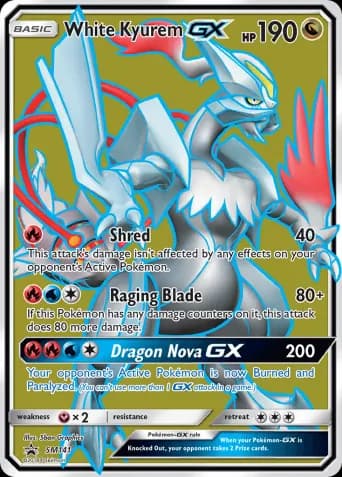 White Kyurem GX Pokémon card #SM141