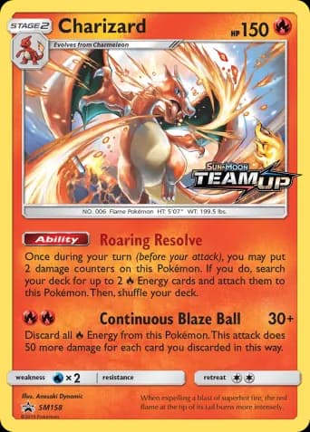 Charizard Pokémon card #SM158