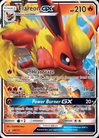 Flareon GX Pokémon card #SM171