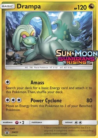 Drampa Pokémon card #SM21