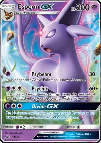 Espeon GX Pokémon card #SM35