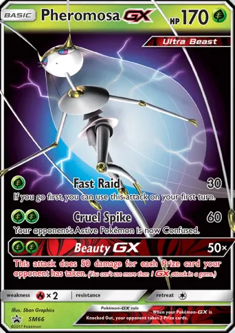 Pheromosa GX Pokémon card #SM66