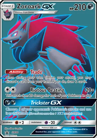 Zoroark GX Pokémon card #SM84