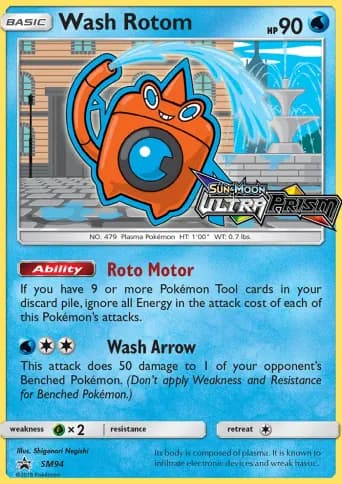 Wash Rotom Pokémon card #SM94