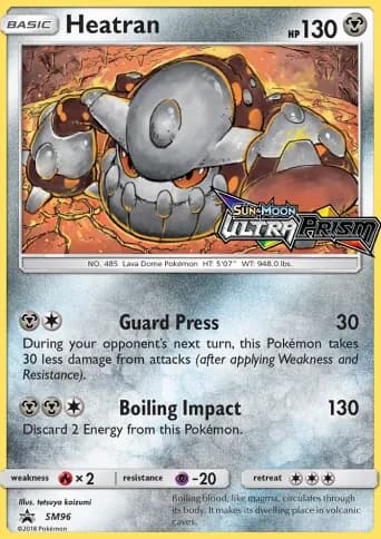 Heatran Pokémon card #SM96