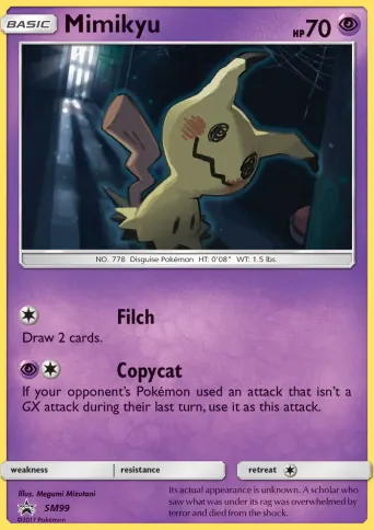 Mimikyu Pokémon card #SM99