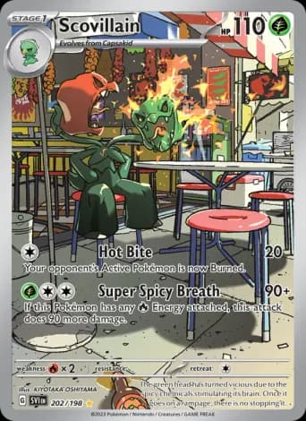 Scovillain Pokémon card #202