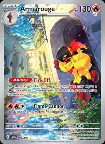 Armarouge Pokémon card #203