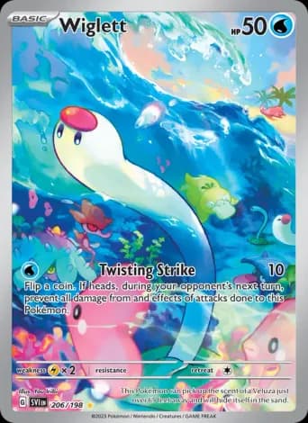 Wiglett Pokémon card #206