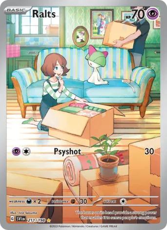 Ralts Pokémon card #211