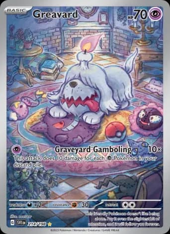 Greavard Pokémon card #214