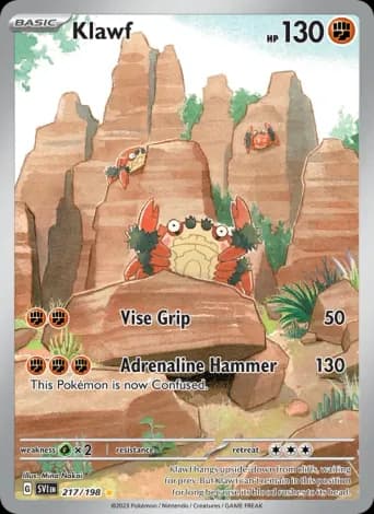 Klawf Pokémon card #217
