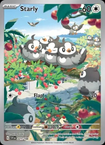 Starly Pokémon card #221