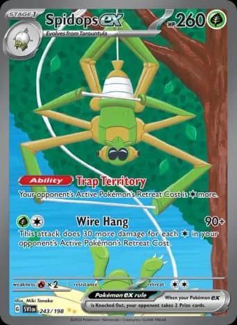 Spidops ex Pokémon card #243