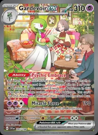 Gardevoir ex Pokémon card #245