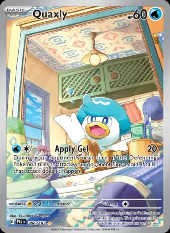 Quaxly Pokémon card #206