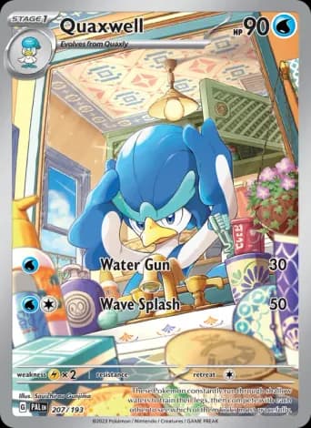 Quaxwell Pokémon card #207