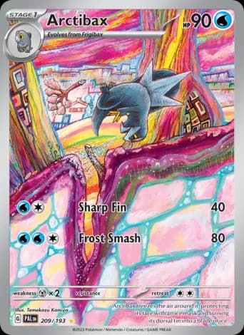 Arctibax Pokémon card #209
