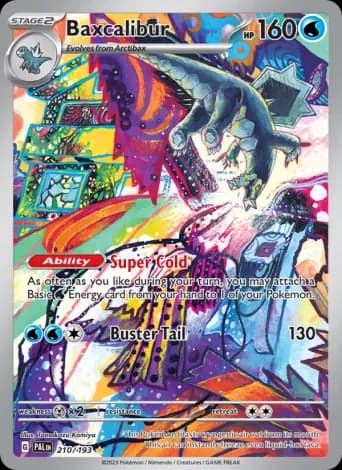 Baxcalibur Pokémon card #210
