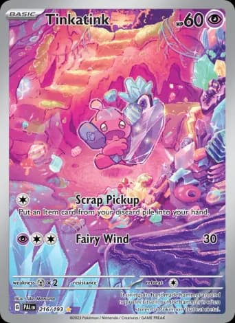 Tinkatink Pokémon card #216