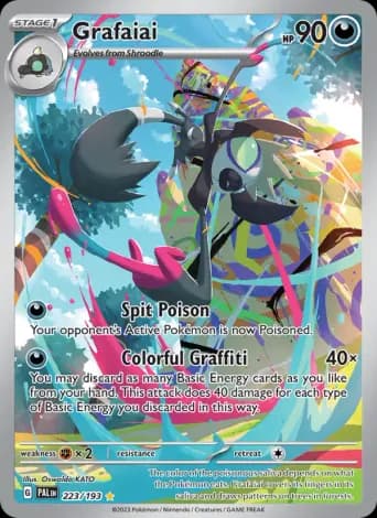 Grafaiai Pokémon card #223