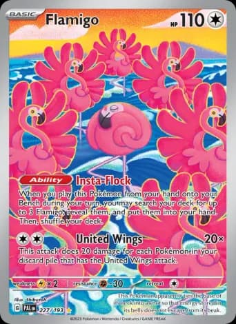 Flamigo Pokémon card #227