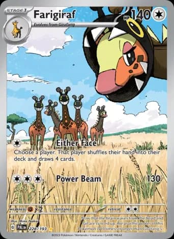 Farigiraf Pokémon card #228