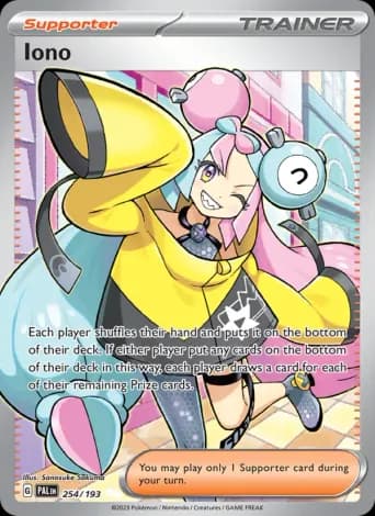 Iono Pokémon card #254