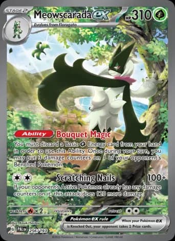 Meowscarada ex Pokémon card #256