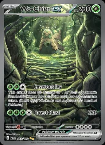 Wo-Chien ex Pokémon card #257