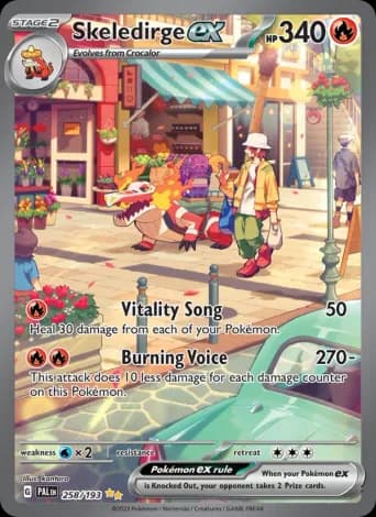 Skeledirge ex Pokémon card #258